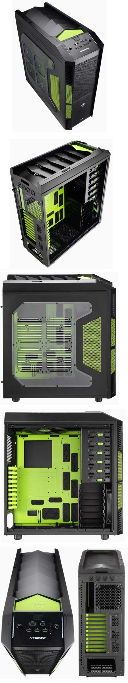 Aerocool XPredator Green Edition мне нравится меньше, чем White Edition